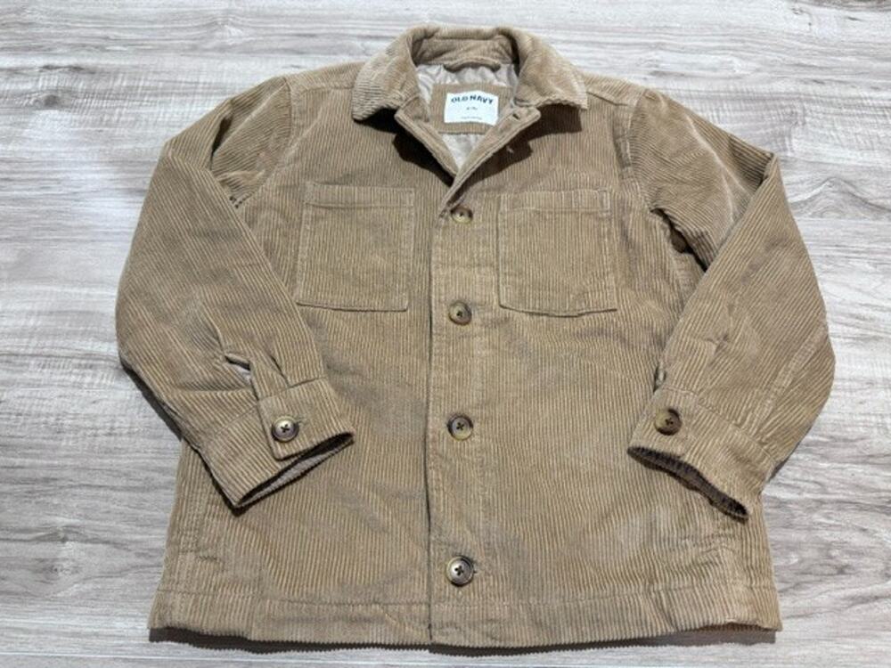 Old Navy Youth Corduroy Jacket - Beige/Tan - Size Med. (8)
